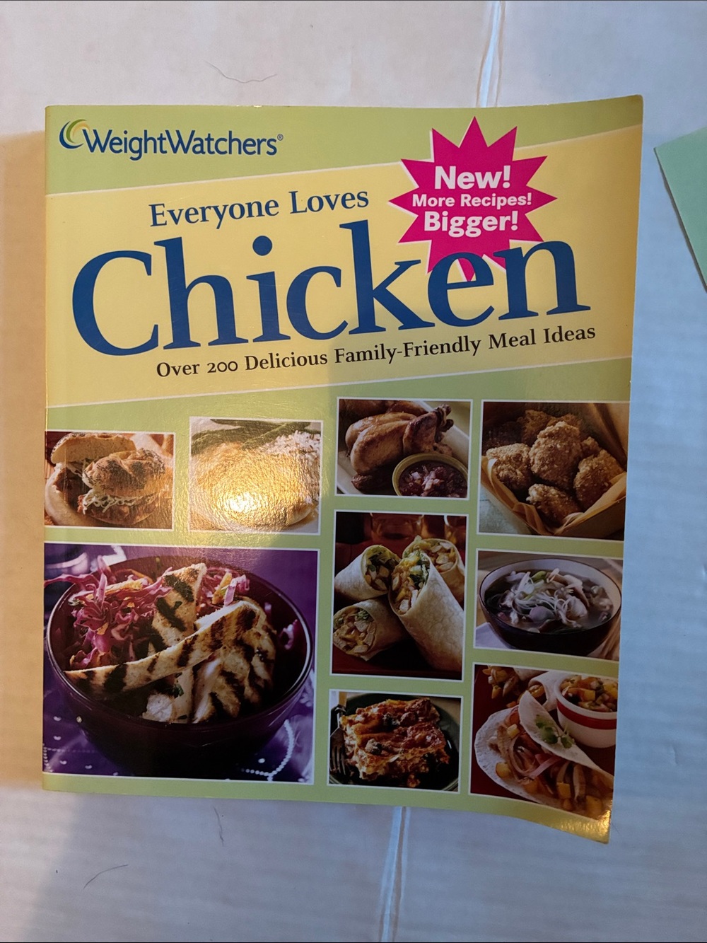 Weight Watchers Chicken Cookbook - Yellow & Blue Cover
